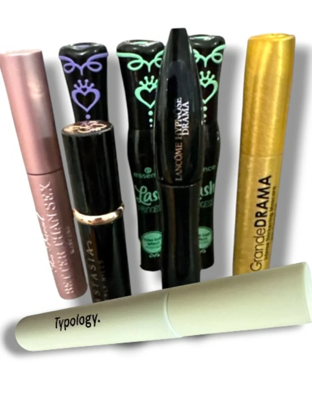 8 Mascaras Bundle Anastasia Beverly Hills Too Faced Lancôme Typology Grande